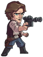 Han Solo representing a neutrophil