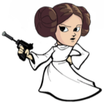 Princess Leia representing a naive CD4+ T-Lymphocyte